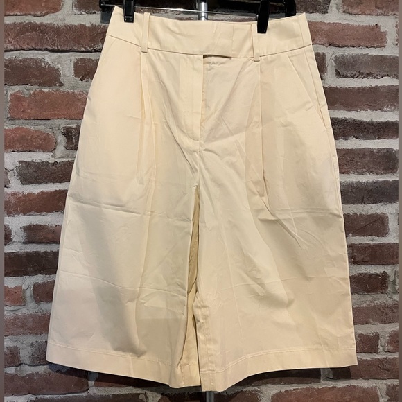 NWT Anthroplogie/Exquise cropped pleated trouser size small - Picture 2 of 11